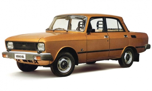 2D коврики EVA в салон  на Москвич 412 (1967-1997)