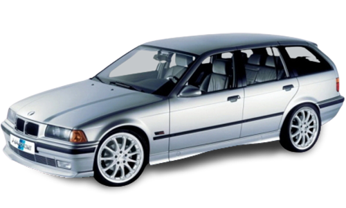 2D коврики EVA в салон  на BMW 3 E36 универсал (1990-2000)