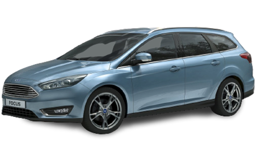 2D коврики EVA в салон и багажник на Ford Focus III универсал рестайлинг (2014-2019)
