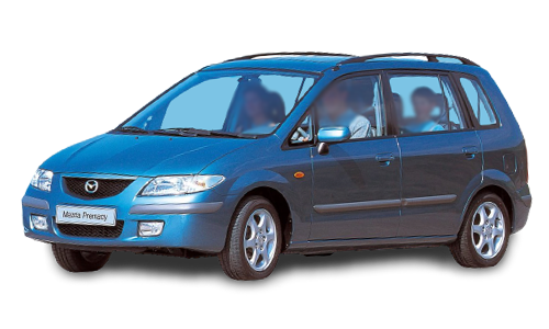 2D коврики EVA в салон на Mazda Premacy I CP, левый руль (1999-2005)