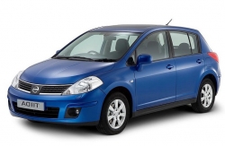 2D коврики EVA в салон и багажник  на Nissan Tiida I C11 хэтчбек (2004-2013)