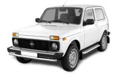 2D коврики EVA в салон и багажник на Lada Нива 3-х дверная (1977-2020)