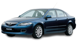 2D коврики EVA в салон и багажник  на Mazda 6 I GG лифтбек (2002-2008)